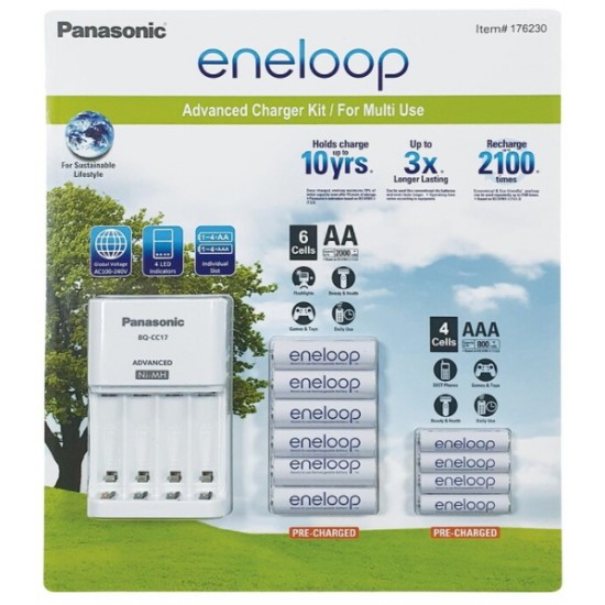 Panasonic充電電池組 Eneloop電池