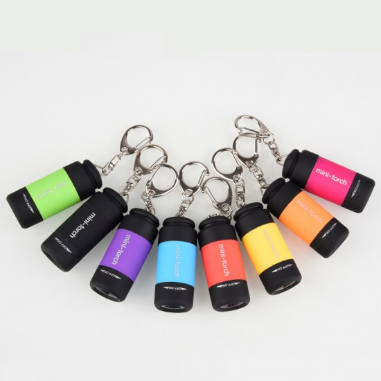 USB充電迷你手電筒 LED強光防水隨身手電筒 超亮迷你手電筒鑰匙圈