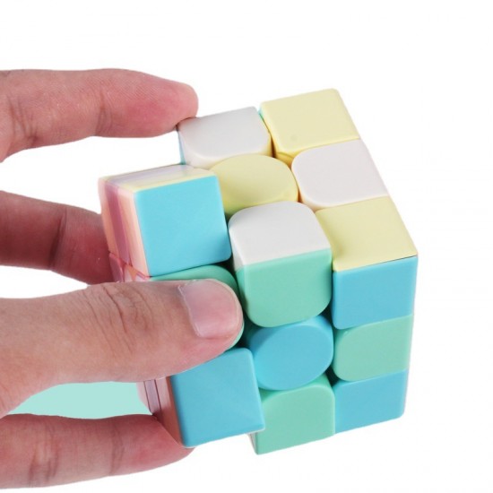 馬卡龍色魔術方塊 智力紓壓玩具 創意益智魔術方塊 三階魔術方塊