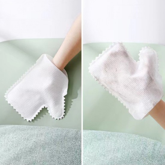 一次性抹布手套 多功能打掃清潔除塵手套 百潔布手套 懶人抹布手套