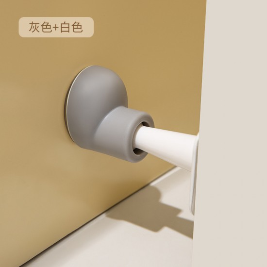 創意矽膠防撞門擋 靜音廁所門擋器 吸入式靜音門擋 可愛造型門檔