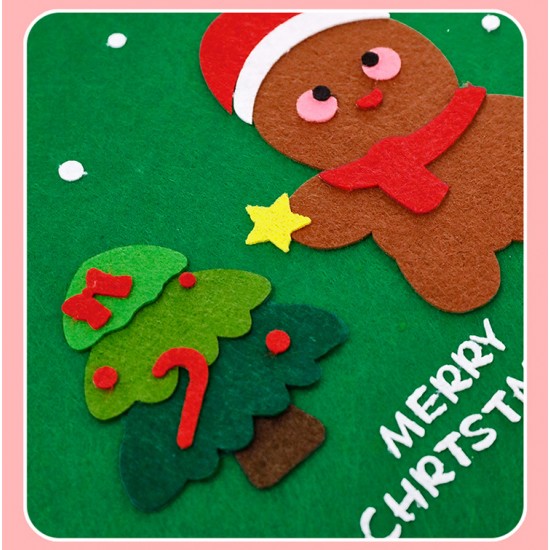 【聖誕動手做】DIY不織布聖誕節掛飾 小學禮品 美勞材料包