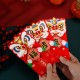  俏皮舞獅新年祝福紅包 壓歲錢紅包 新年用品 春節 6入裝
