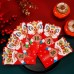 俏皮舞獅新年祝福紅包 壓歲錢紅包 新年用品 春節 6入裝 俏皮舞獅新年祝福紅包 壓歲錢紅包 新年用品 春節 6入裝