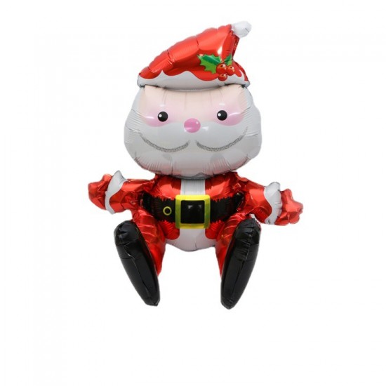 立體聖誕老人鋁膜氣球 聖誕節 聖誕派對 場景佈置 