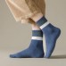 復古加厚中筒襪 男生長襪 秋冬新款  加絨 休閒襪 棉襪
