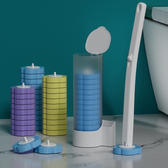 拋棄式馬桶刷 壁掛式馬桶刷 一次性 清潔刷 海綿刷 潔廁 浴室清潔