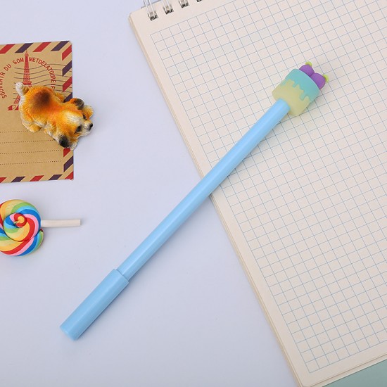 水果蛋糕中性筆 生日快樂 原子筆 造型筆 書寫文具 辦公文具 學生文具 