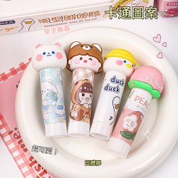 Q版卡通口紅膠 固體膠 膠水 DIY手工 美勞用品 手帳裝飾 文具用品 