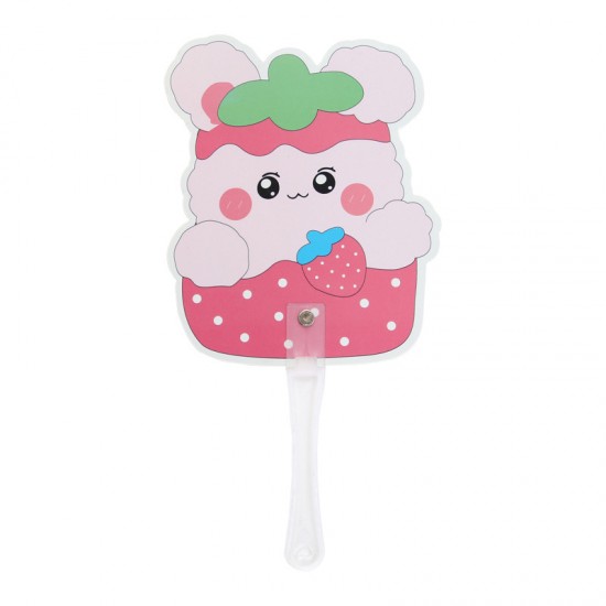 可愛卡通手搖扇 迷你扇 廣告扇 小圓扇 夏季必備