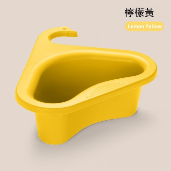 天鵝造型多功能瀝水籃 免打孔 濾水網 收納籃 置物架 廚餘過濾