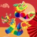 趣味DIY舞龍拉花 端午節 新年 紙龍 兒童手工 美勞 DIY材料包