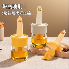  可愛鴨油刷瓶 油刷 矽膠刷 烤肉刷 醬料刷 油罐 調料罐 奶油刷 烘焙 烤肉 中秋
