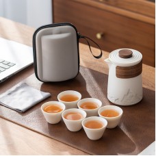 簡約陶瓷茶具組 旅行茶具 便攜茶具 隨身茶具 泡茶組 茶杯 茶壺