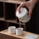 山水旅行茶壺套裝 茶杯 陶瓷茶杯 茶具 茶盤 旅行茶具組 茶葉罐
