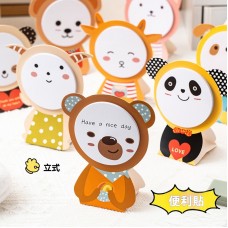 卡通立式便利貼 便簽 便條紙 留言貼 記事貼 N次貼