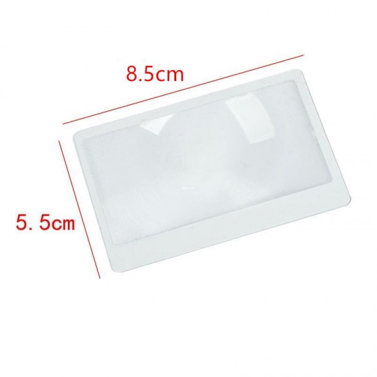 【便攜輕巧】超薄卡片型放大鏡 - 閱讀輔助護眼工具