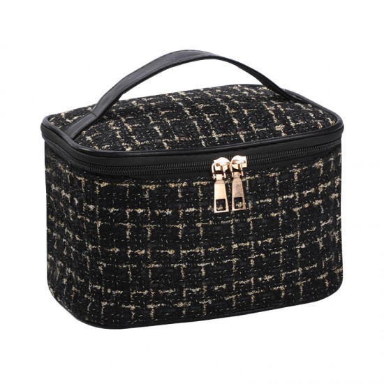 【輕奢小香風】大容量化妝包 - 高質感便攜收納旅行袋