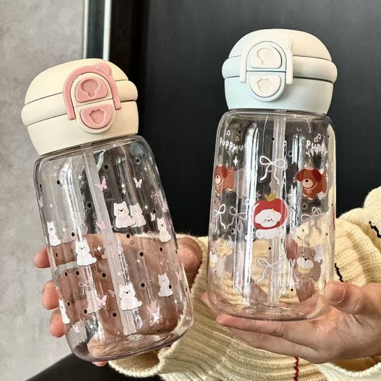 【夢幻圖案】高顏值可愛水杯500ml - 時尚隨身飲水杯