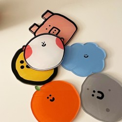 【可愛造型】卡通壓克力隔熱墊 - INS風桌面防燙墊