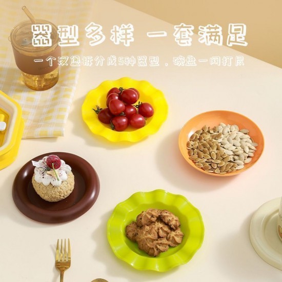 【漢堡造型】創意可愛造型盤 - 餐桌多用收納盤