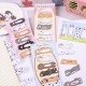 【手帳必備】創意便利貼套組 - 可愛卡通動物N次貼 留言標註貼紙