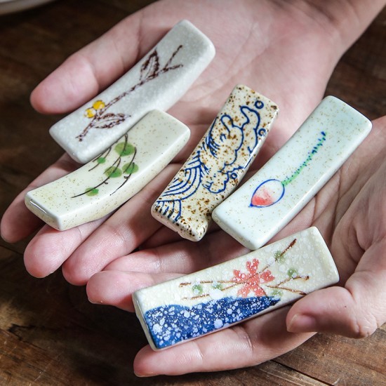 【精緻陶瓷】質感筷架 - 日式和風餐桌配件