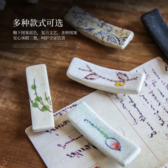 【精緻陶瓷】質感筷架 - 日式和風餐桌配件