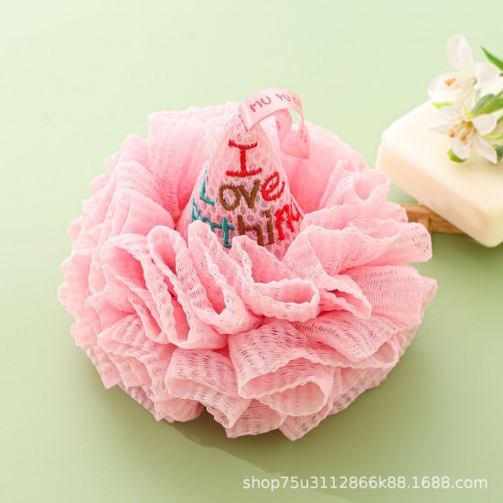 【溫和材質】冰淇淋造型沐浴球 - 不傷膚可愛柔軟洗澡巾