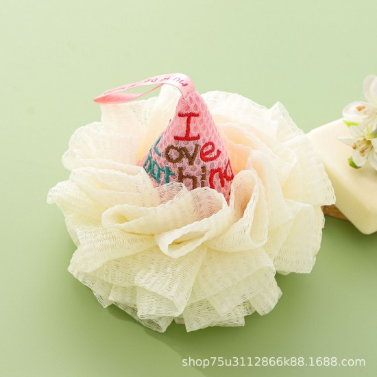 【溫和材質】冰淇淋造型沐浴球 - 不傷膚可愛柔軟洗澡巾