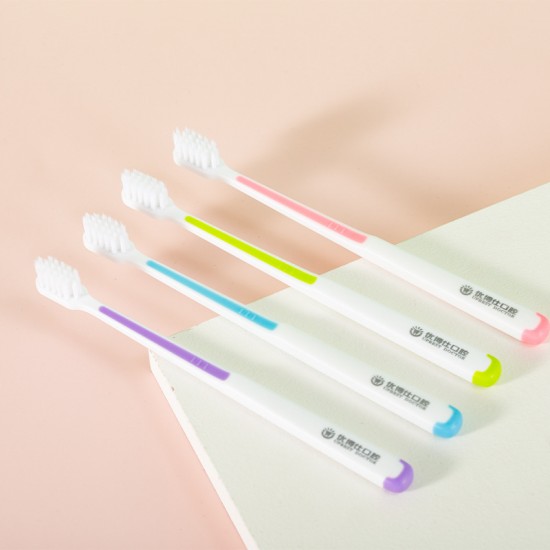成人軟毛牙刷 簡約造型牙刷 口腔清潔護齒必備 溫和刷牙