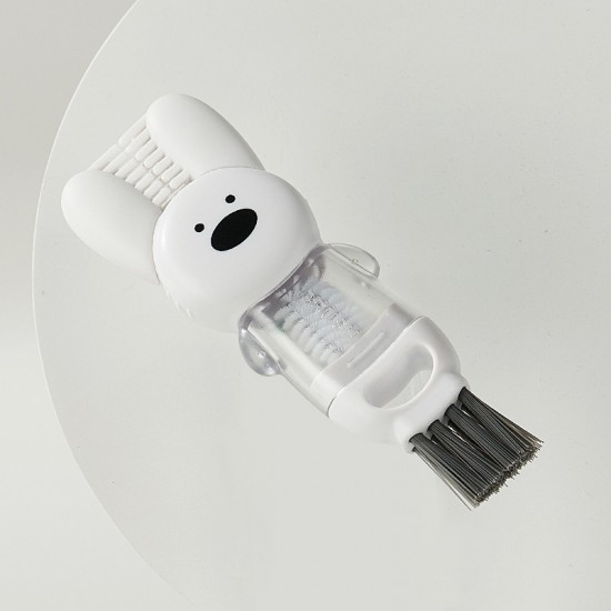 【兔兔杯蓋清潔刷】 四合一奶瓶刷