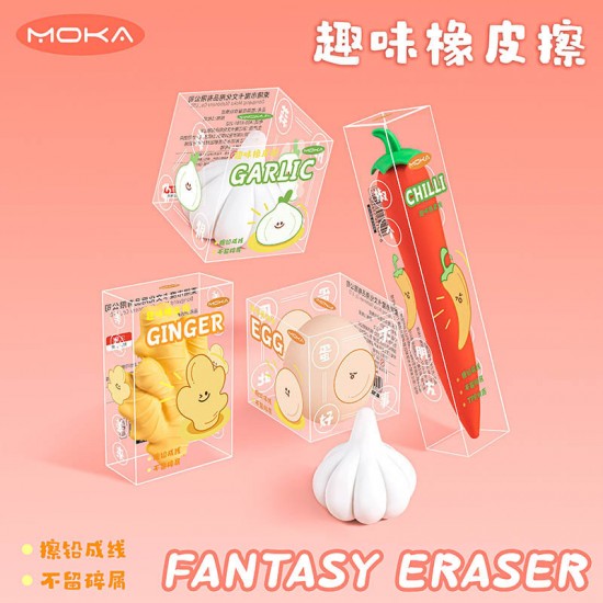 【食物造型】趣味無屑橡皮擦 - 學生必備文具用品