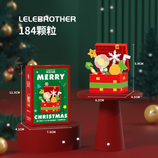 【聖誕限定】造型積木 聖誕益智拼裝DIY