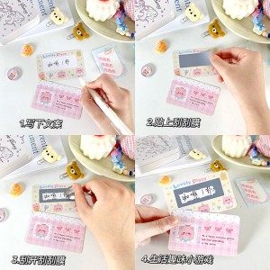 【創意刮刮樂】20入可愛動物造型 自製抽獎券DIY 獎勵抽抽樂
