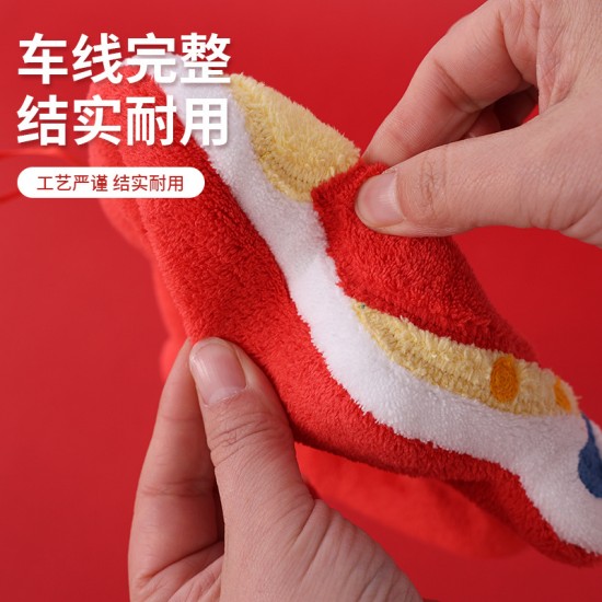 【創意擦手巾】新年珊瑚絨懸掛式擦手巾