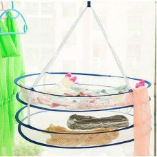 雙層防風晾衣籃 可折疊收納 雙層晾衣籃 封閉式曬衣籃