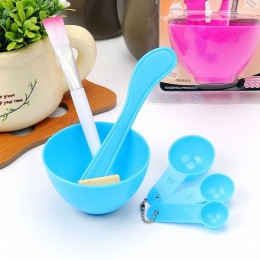 DIY面膜必備美容組合工具（面膜碗+棒+刷+計量器）四合一