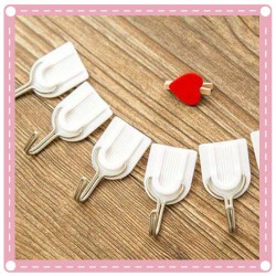 白色強力掛勾 6入裝 黏貼掛鉤 承重2KG