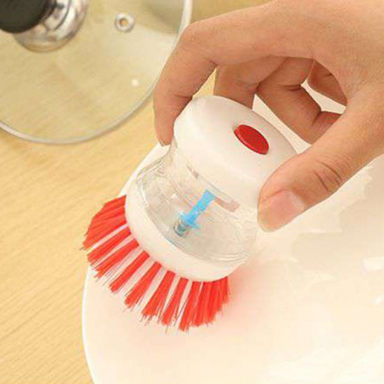 便利按壓洗碗精洗鍋刷 洗碗刷 清潔刷