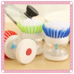 便利按壓洗碗精洗鍋刷 洗碗刷 清潔刷