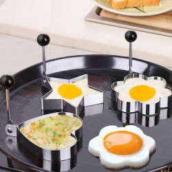 (3入)不銹鋼心形煎蛋器 心形煎蛋圈 創意廚房小工具
