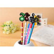 (6入)音符木製鉛筆 韓國文具可愛多色