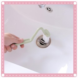 S型馬桶刷 彎曲刷 馬桶死角清潔刷