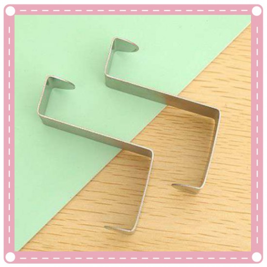 不銹鋼門後多功能掛鉤 兩用衣物門背式掛鉤 2入裝