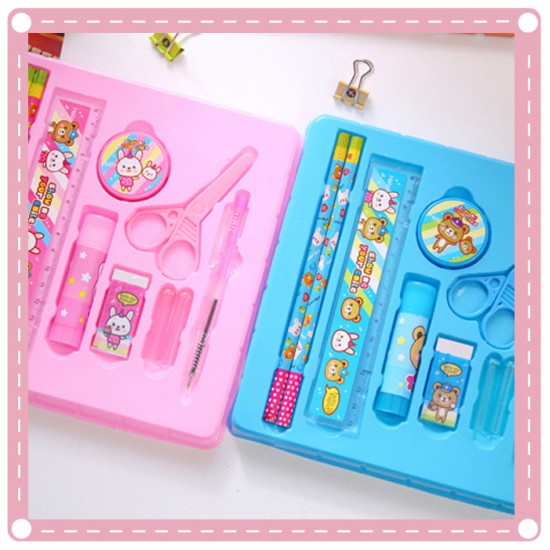 可愛兔子圖案文具組 小學生獎品 禮品