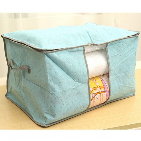 彩色竹炭環保棉被收納袋 衣物收納套