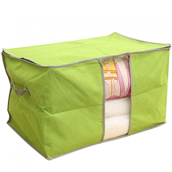 彩色竹炭環保棉被收納袋 衣物收納套