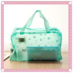 透明防水化妝包 沐浴用品收納袋  旅遊必備