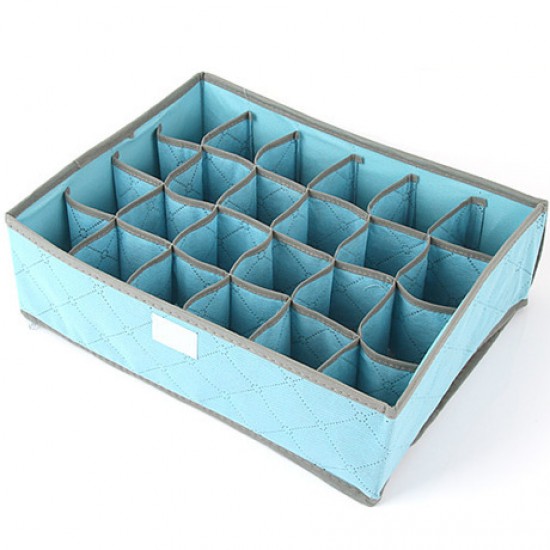 竹炭多格有蓋收納盒 內衣內褲襪子收納整理